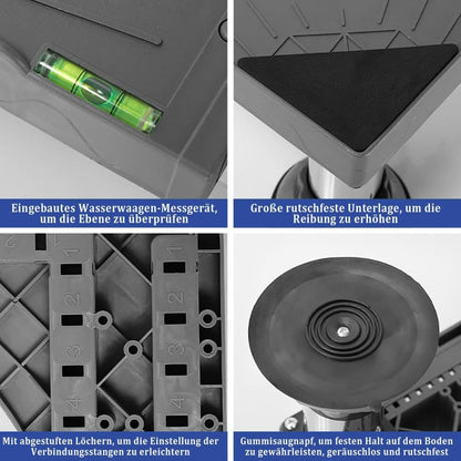 Washing machine base with vibration-damping legs, strong load-bearing capacity, non-slip and practical, V1188-MS-325-0201