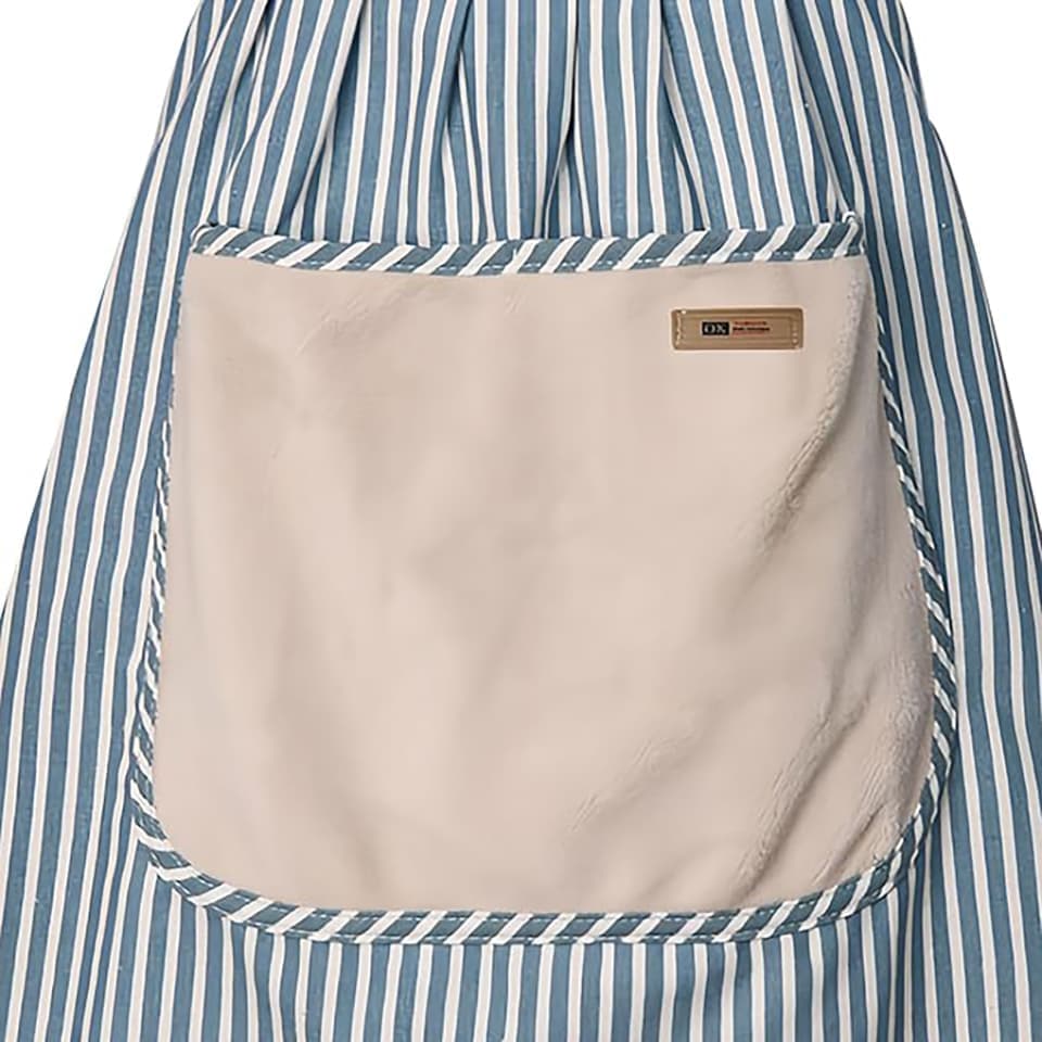 2-Pack Women's Kitchen Apron with Adjustable Straps, Cotton Linen Blend, Lace Pocket, Green V1188-MS-325-0204