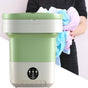 12L Mini Foldable Portable Washing Machine for Travel Small Apartments Student Rooms, Green V1188-MS-325-0220