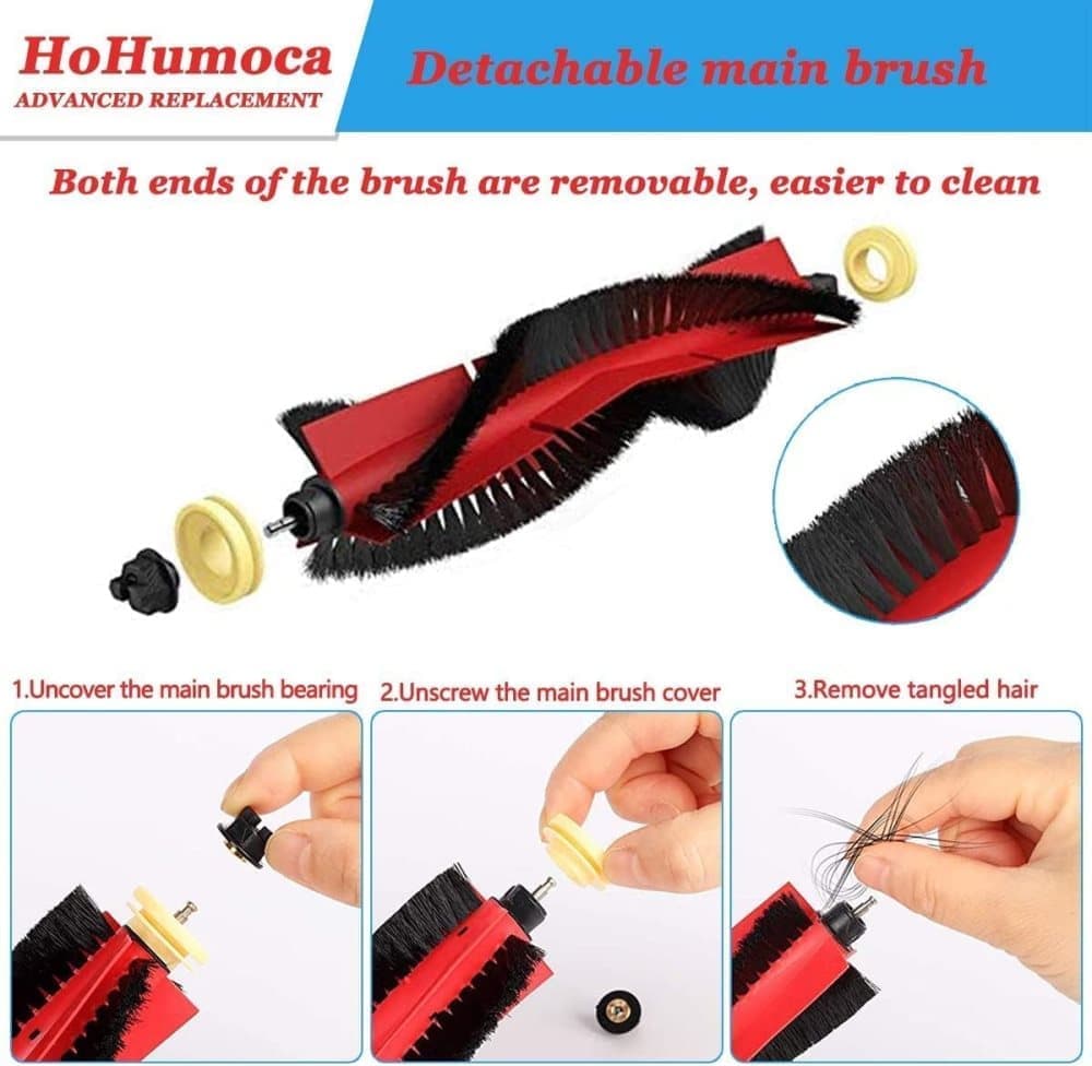 7 Pieces Roborock S5 S6 Accessories, Compatible with Roborock V1188-MS-325-0235