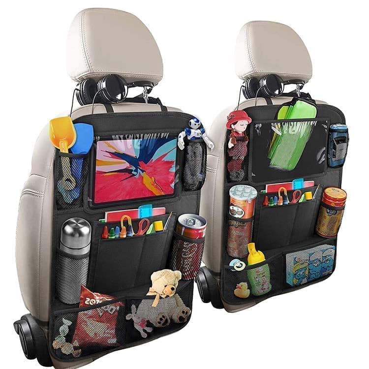 2-Pack Universal Car Back Seat Tablet Holder, 41x61cm, Compatible with All Brands V1188-MS-325-0244