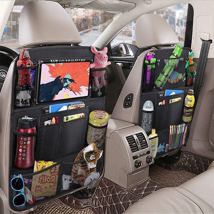 2-Pack Universal Car Back Seat Tablet Holder, 41x61cm, Compatible with All Brands V1188-MS-325-0244
