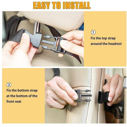 2-Pack Universal Car Back Seat Tablet Holder, 41x61cm, Compatible with All Brands V1188-MS-325-0244