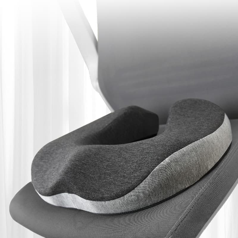 Ergonomic Memory Foam Orthopedic Seat Cushion for Coccyx Pain Relief, U-Shaped, for Office and Home V1188-MS-325-0248