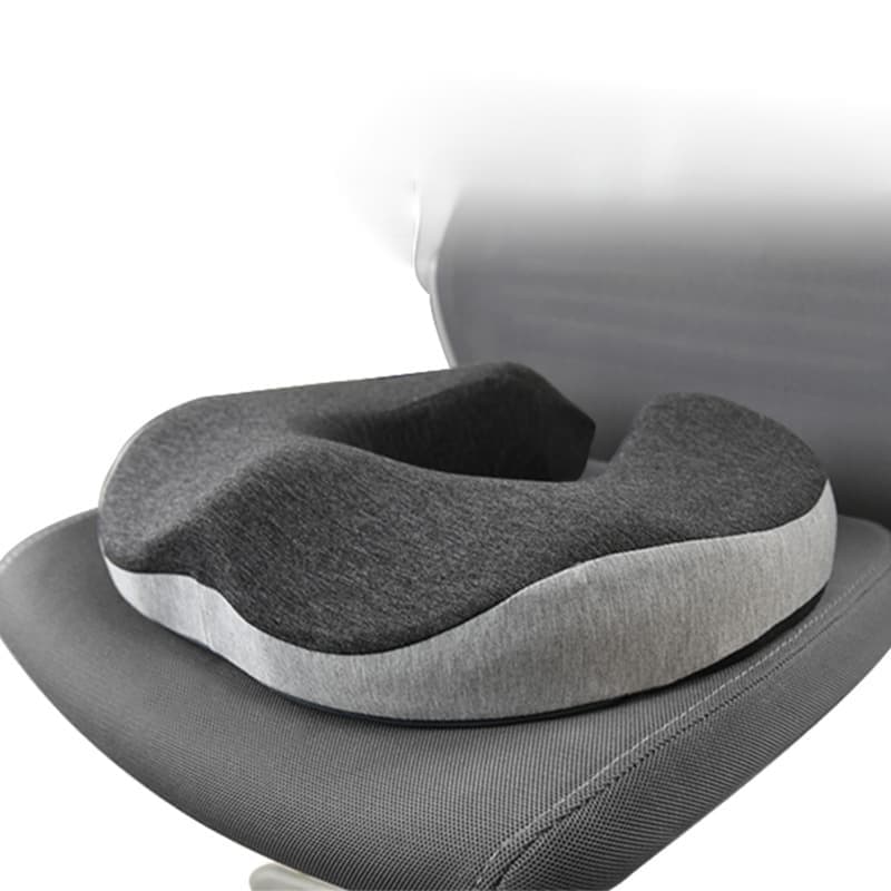Ergonomic Memory Foam Orthopedic Seat Cushion for Coccyx Pain Relief, U-Shaped, for Office and Home V1188-MS-325-0248