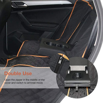 Waterproof Dog Car Seat Protector Mat 1 Pack, Compatible with Most Vehicles, 60 x 120 cm, Black V1188-MS-325-0249
