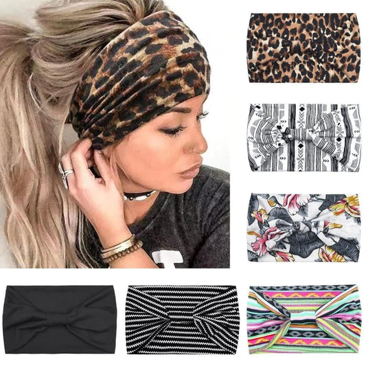 6-Pack Women's Headbands Sweatbands Hairbands for Everyday Vacation and Party V1188-MS-325-0251