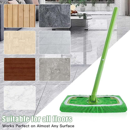 8 Replacement Cloth Covers for Swiffer Mop, Reusable Wet and Dry Cleaning Pads, Compatible with Swiffer V1188-MS-325-0255