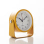 Silent Analog Alarm Clock with Night Light Adjustable Angle for Travel Nightstand Bedroom, Orange Metal V1188-MS-325-0261