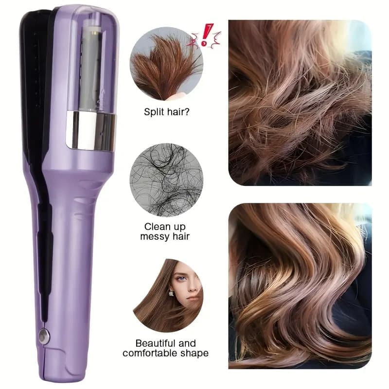 Portable Rechargeable Split End Trimmer for Travel Hair Care, Pink, New Model V1188-MS-325-0267