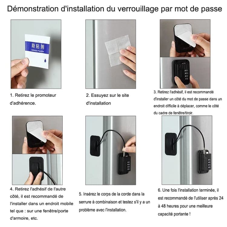 Childproof Safety Lock 2-Pack for Windows, with Code Lock V1188-MS-325-0283