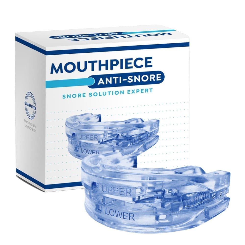 Night use orthodontic mouthguard anti-snoring bite guard, comfortable, blue V1188-MS-325-0285