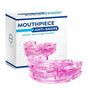 Anti-Snoring Mouthguard Bite Guard, Comfortable Night Wear Orthodontic Mouthguard in Pink V1188-MS-325-0286