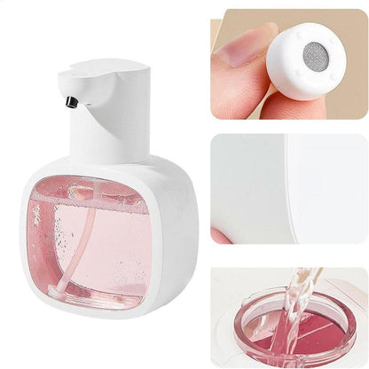 500ml Touchless Automatic Soap Dispenser with USB-C Charging, Silver V1188-MS-325-0334