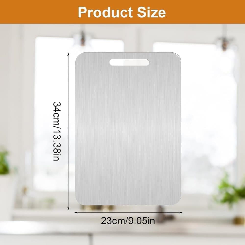 Titanium Double-Sided Cutting Board BPA-Free, 34x23 cm V1188-MS-325-0337