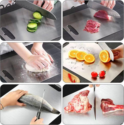 Titanium Double-Sided Cutting Board BPA-Free, 34x23 cm V1188-MS-325-0337