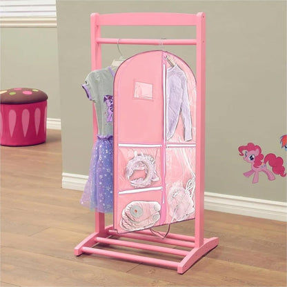 Foldable Garment Bag with 5 Pockets, Pink, 110x60 cm V1188-MS-325-0340