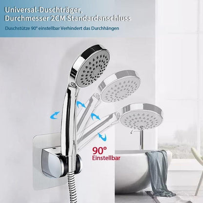 Adjustable self-adhesive shower holder no drilling wall bracket for handheld shower, easy bathroom V1188-MS-325-0344