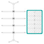 Adjustable Sheet Holders with Elastic Bands and Metal Clips for Securing Sheets Mattress Covers or Sofa V1188-MS-325-0351