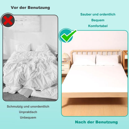 Adjustable Sheet Holders with Elastic Bands and Metal Clips for Securing Sheets Mattress Covers or Sofa V1188-MS-325-0351