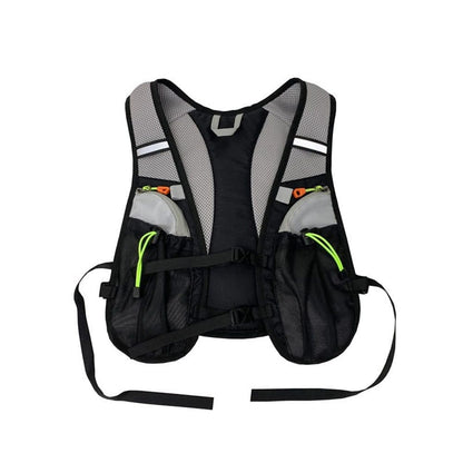 Reflective vest with hydration bladder, unisex adjustable breathable for running cycling marathons V1188-MS-325-0352