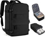 Travel Backpack 42 x 30 x 20 cm, Black, Cabin Bag with Dry and Wet Sorting V1188-MS-325-0353