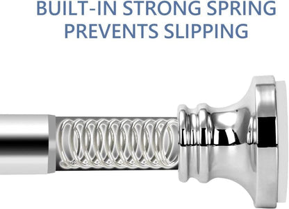 Extendable stainless steel telescopic curtain rod, 47-96cm V1188-MS-325-0361