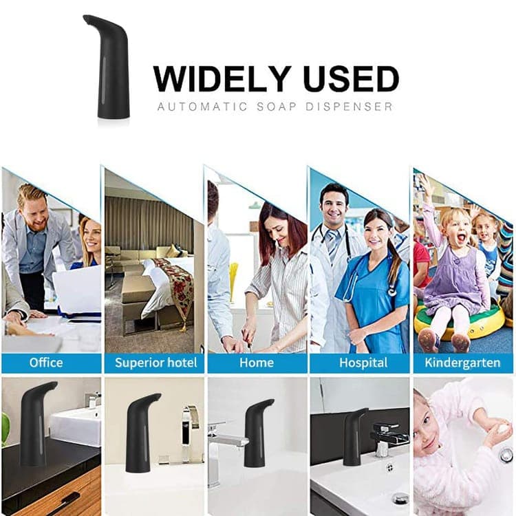 Touchless Automatic Liquid Soap Dispenser 400ml, Brown V1188-MS-325-0364