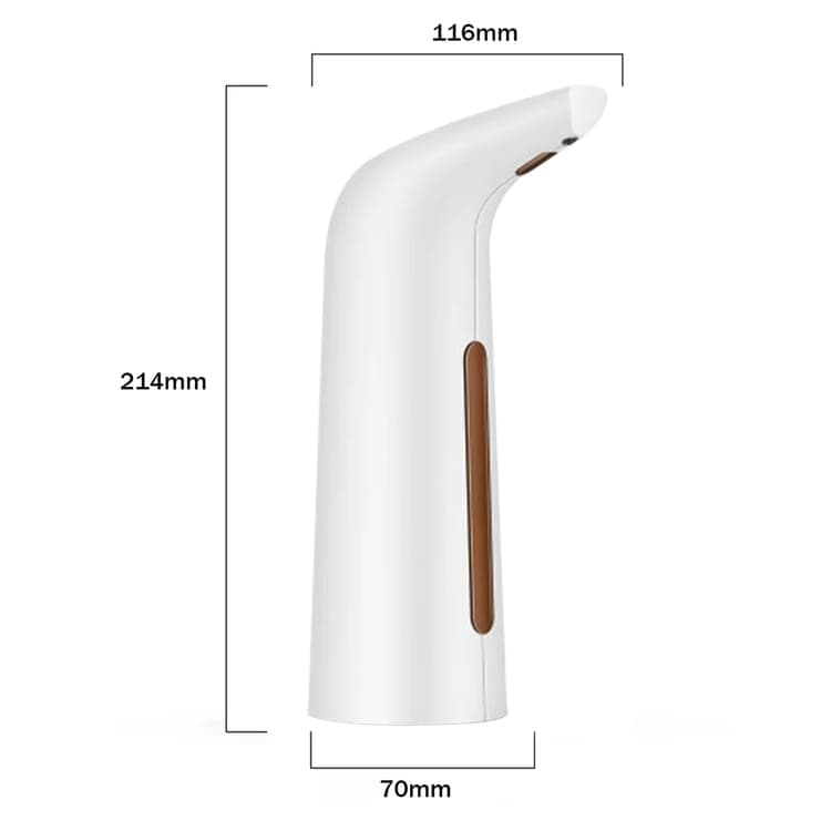400ML Automatic Touchless Liquid Soap Dispenser, White V1188-MS-325-0365