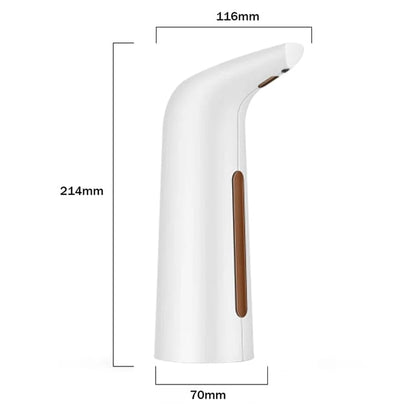 400ML Automatic Touchless Liquid Soap Dispenser, White V1188-MS-325-0365