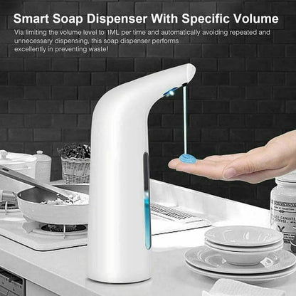 400ML Automatic Touchless Liquid Soap Dispenser, White V1188-MS-325-0365