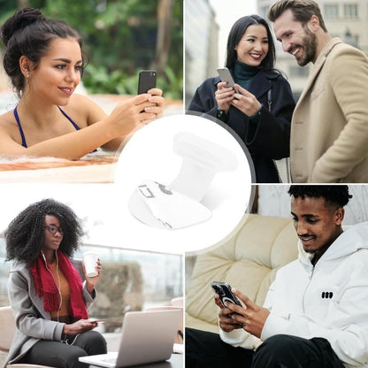 8-pack Dust Plugs Compatible with USB-C and Lightning Phones, Transparent Dust-Proof Durable Contact V1188-MS-325-0402
