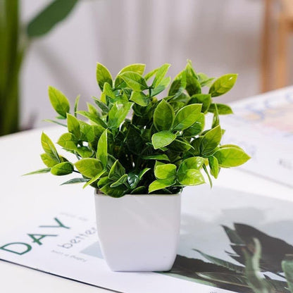 4-Pack Artificial Plants with Pot for Living Room and Office Decoration, 17x12 cm V1188-MS-325-0417