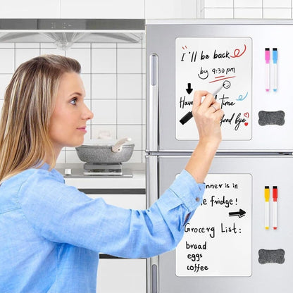 Magnetic Whiteboard A3 for Refrigerator, White V1188-MS-325-0418