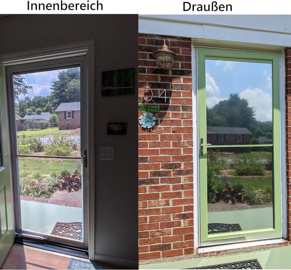 Mirror Reflective Self-Adhesive Window Film for Sun Protection UV Blocking and Privacy, Silver, 50cmx2m V1188-MS-325-0429