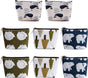 8-Pack Mini Makeup Bags with Zipper for Travel Storage, 8-Pack V1188-MS-325-0438
