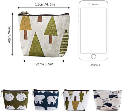8-Pack Mini Makeup Bags with Zipper for Travel Storage, 8-Pack V1188-MS-325-0438