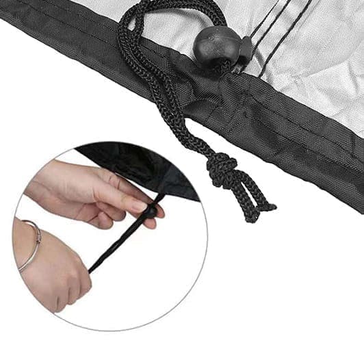 Waterproof Grill Cover 210D Oxford with UV Protection, 145x61x117 cm V1188-MS-325-0446