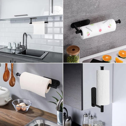 Self-adhesive paper towel holder, no drilling required V1188-MS-325-0451