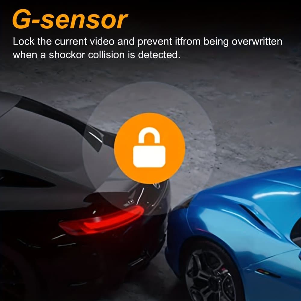 Dual Lens Car Camera Full HD 1080P with Night Vision Loop Recording and Wide Angle Lens V1188-MS-325-0452