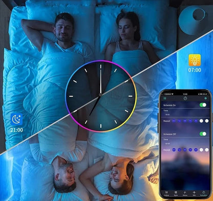 6 RGB Hexagon LED Wall Lamps with App Control, 16.5x14.5cm V1188-MS-325-0453
