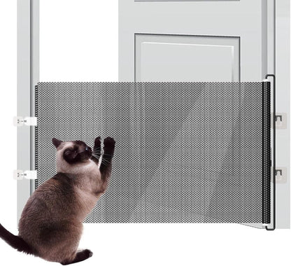 Child Safety Gate Removable for Indoors, 40x125 cm, Compatible with Children & Pets, Black V1188-MS-325-0467