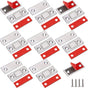 8-Pack Strong Magnetic Locks Stainless Steel Invisible Door Locks, Compatible with Doors Windows Cabinets V1188-MS-325-0477