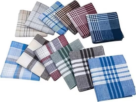 12-Piece Men's Cotton Napkin Set, 40x40 cm V1188-MS-325-0478