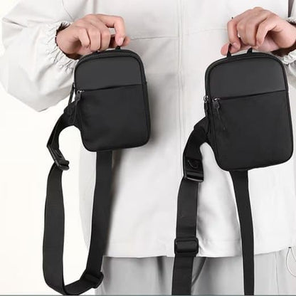 Waterproof Shoulder Bag for Cycling Sports Travel, Black, M V1188-MS-325-0482