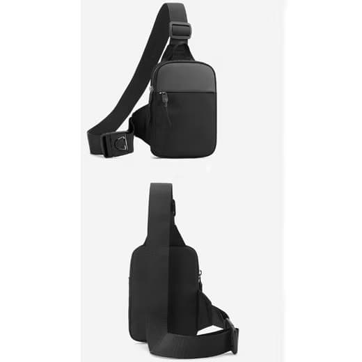 Waterproof Shoulder Bag for Cycling Sports Travel, Black, M V1188-MS-325-0482