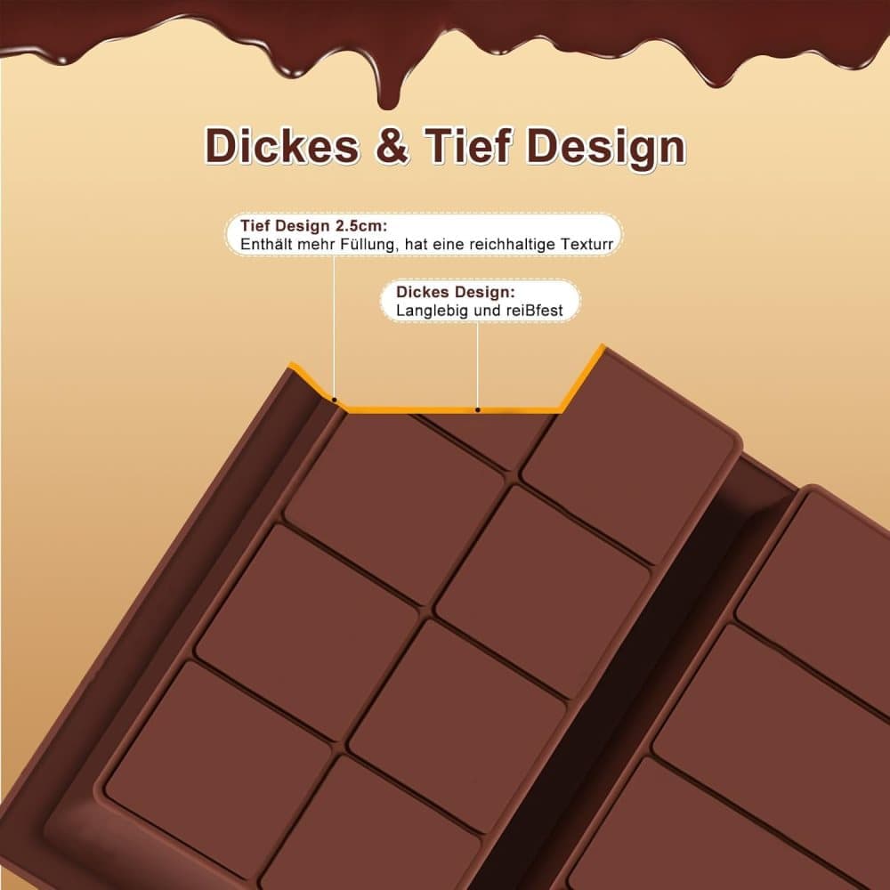 3-in-1 Chocolate Mold, Silicone BPA-Free, for Dubai V1188-MS-325-0496