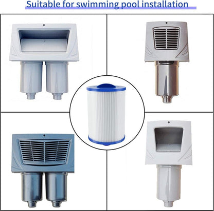 2-Pack CH-940 Spa Filter Replacement, Compatible with Multiple Hot Tub/Spa Models, 1 1/2\ V1188-MS-325-0500