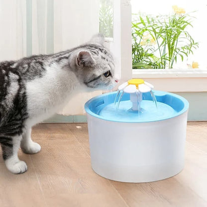 1.6L Round Pet Water Fountain for Cats and Dogs, Orange V1188-MS-325-0502