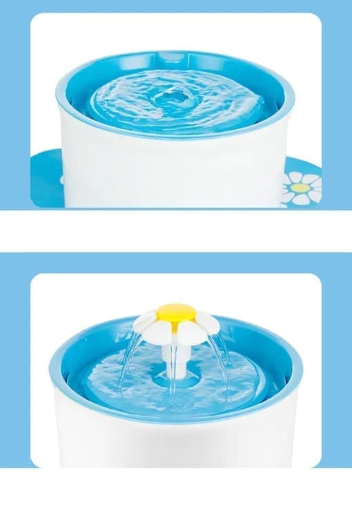 1.6L Round Pet Water Fountain for Cats and Dogs, Green V1188-MS-325-0503